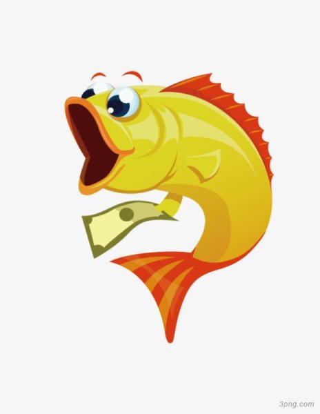 Хищная рыба вектор