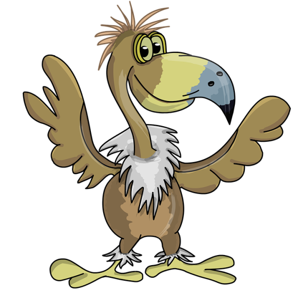 Гриф мультяшный