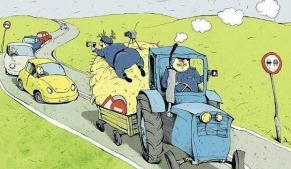 Карикатуры на водителей смешные
