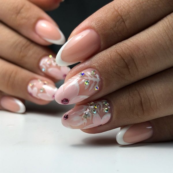 Ногти Весна френч