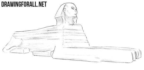 Сфинкс Египет разукрашка