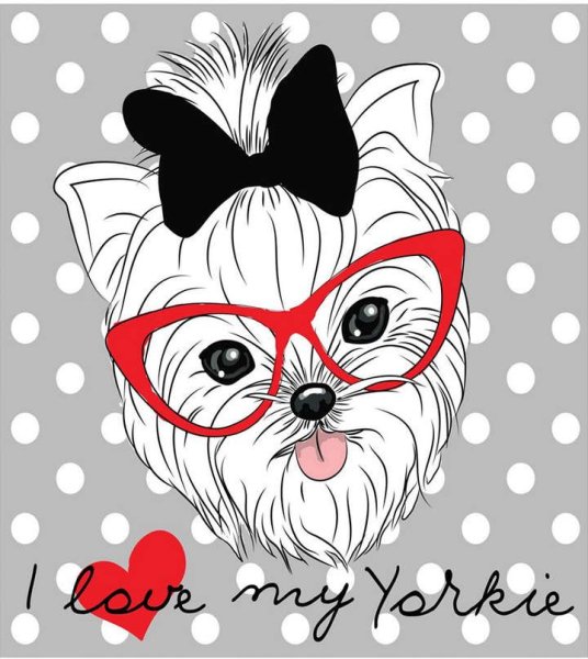 Рисунок Йорка стилизованный