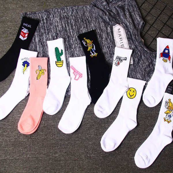 Носки с надписями женские