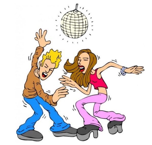 Дискотека рисунок