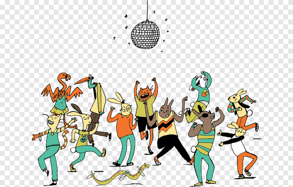 Дискотека карикатура