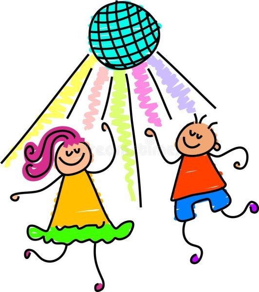 Дискотека рисунок детский