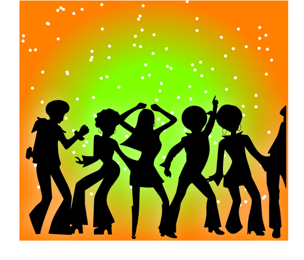 Стиль диско силуэт