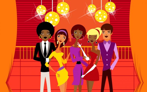 Мультяшная дискотека