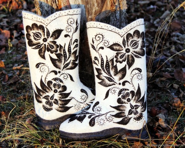 Расписные валенки