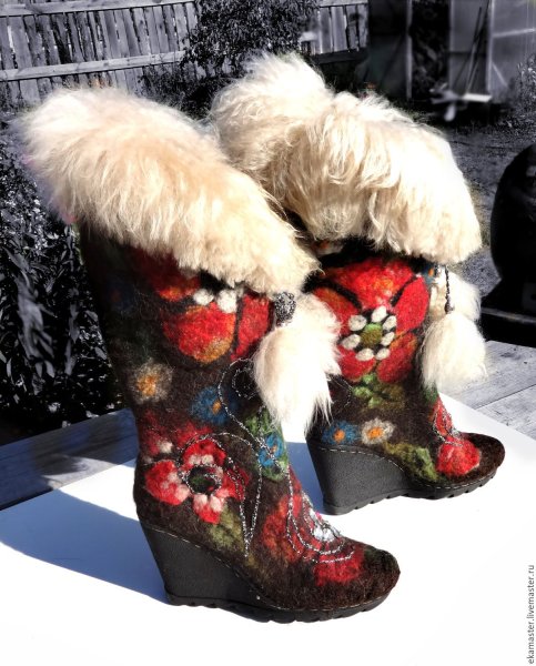 Валенки женские модные