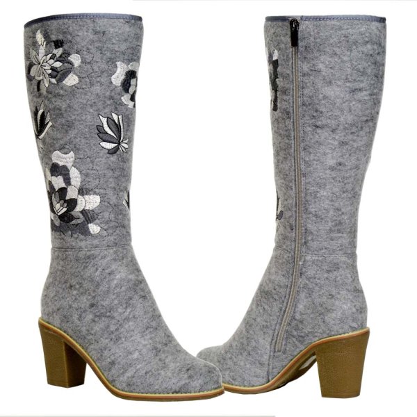 Валенки на каблуках