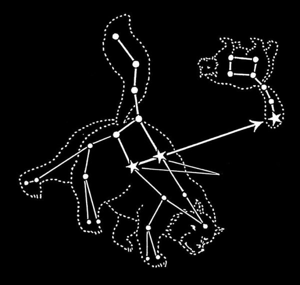 Раскраска созвездия для детей