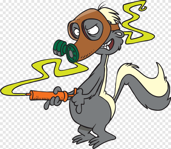 Скунс карикатура