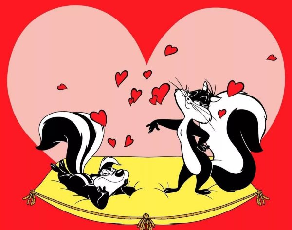 Стилизованный скунс