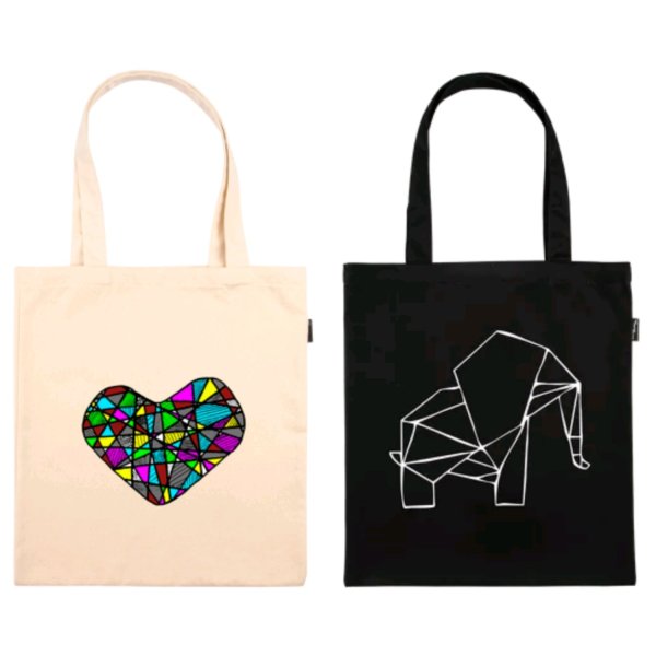 Сумка шоппер 2022 черная экосумка