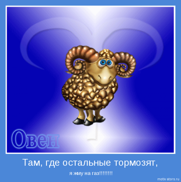 Смешные знаки зодиака Овен