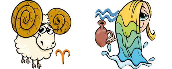 Водолей мультяшный