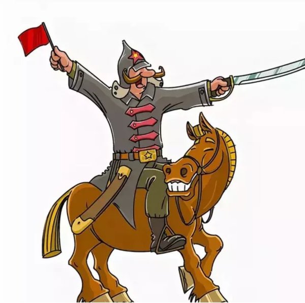 Всадник с шашкой