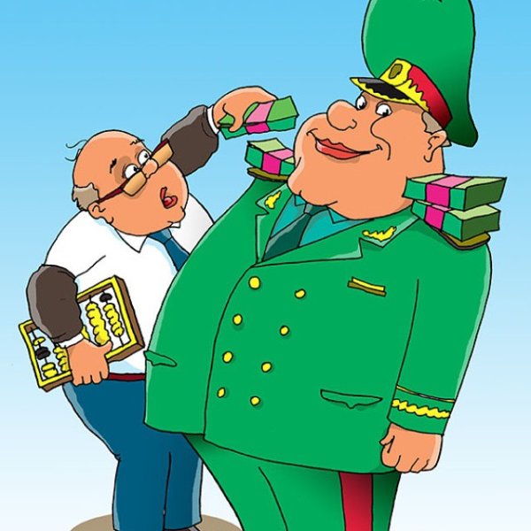 Офицер карикатура