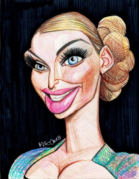 Кристен Стюарт карикатура