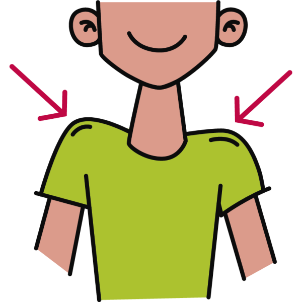 Шея мультяшная