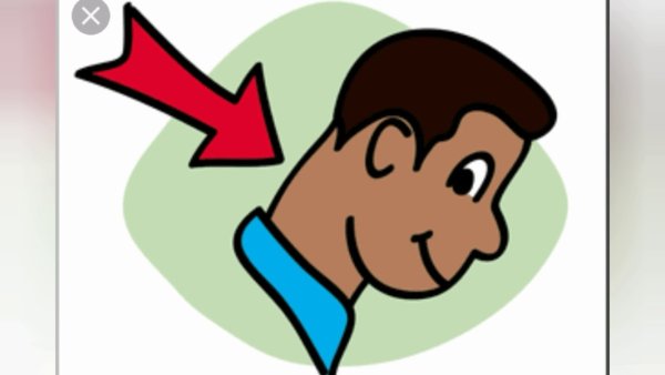 Шея мультяшная