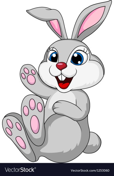 Зайчик мультяшный