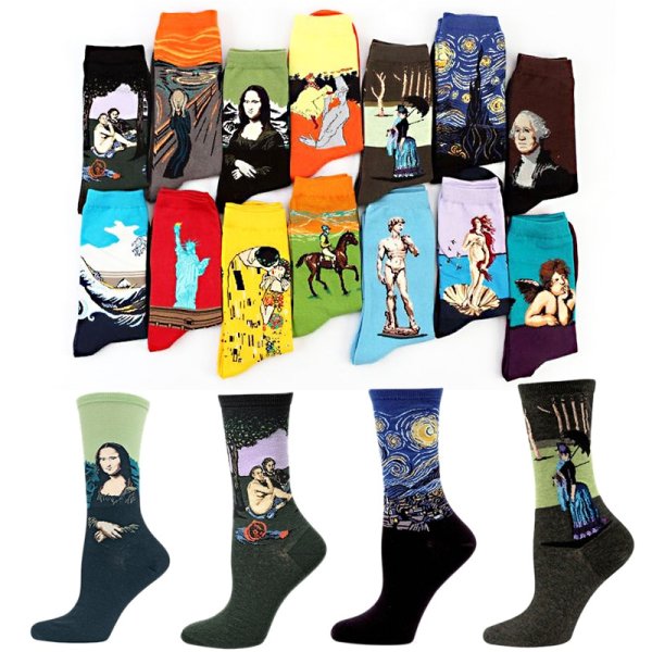 Носки с принтами