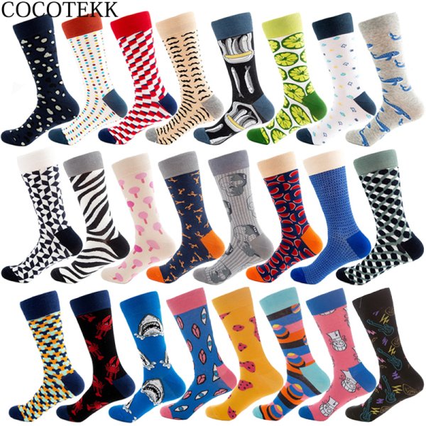 Мужские носки с рисунком в тренде