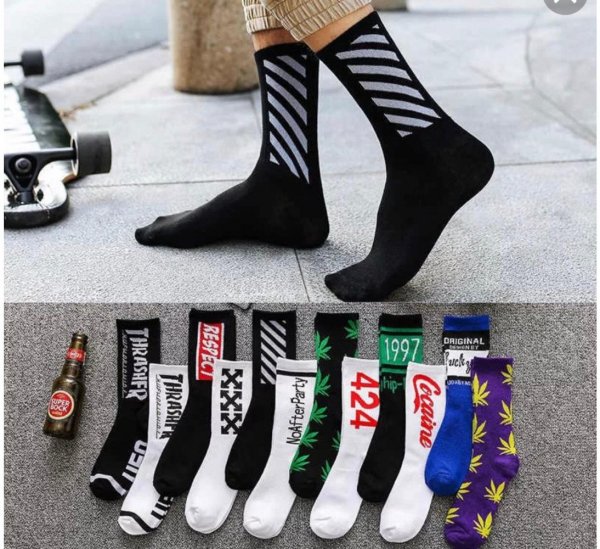 Носки длинные модные