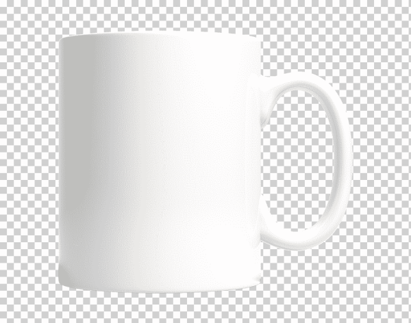 Кружка белая макет