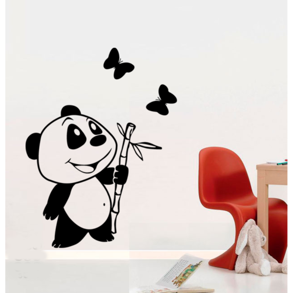 Наклейки на стену черно белые