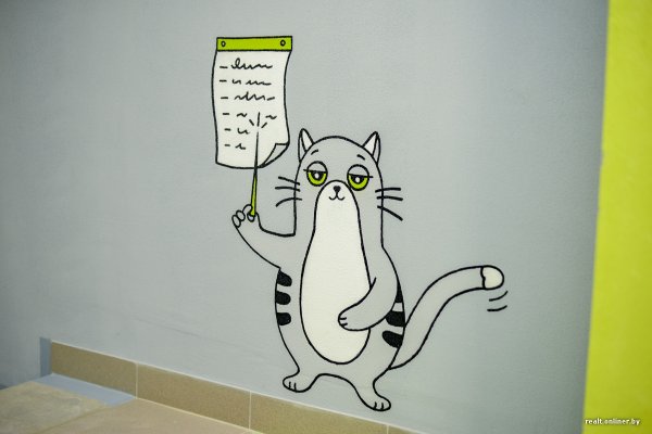 Смешные рисунки на стенах