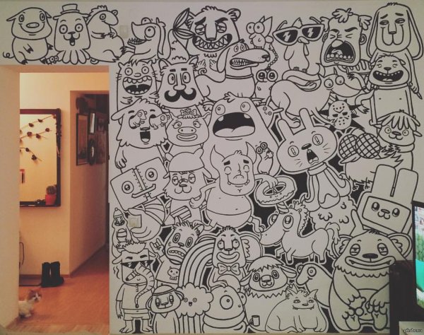 Маркеры для рисования на стенах