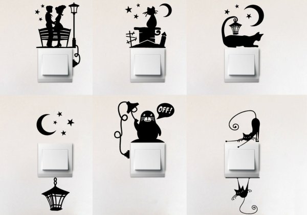 Трафарет для выключателя