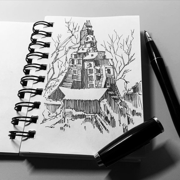 Рисунки в скетчбук