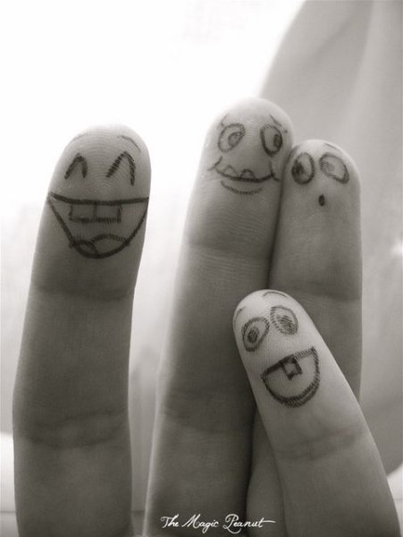 Палец рисунок