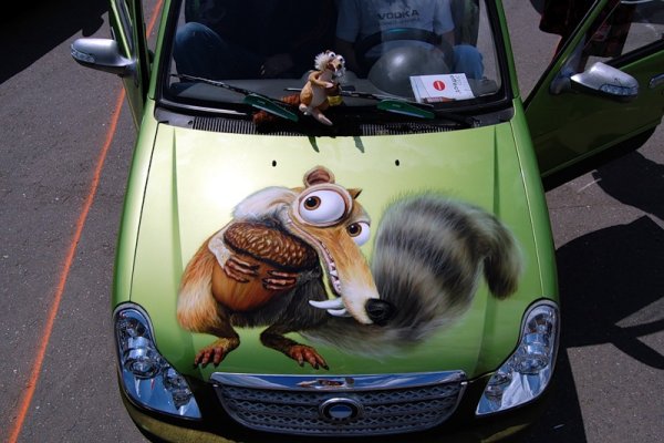 Водитель карикатура