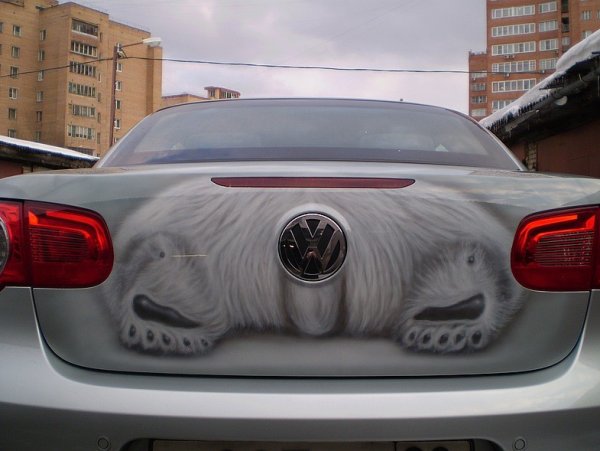 Забавные рисунки автомобилей