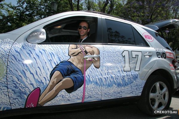 Аэрография на авто прикольные