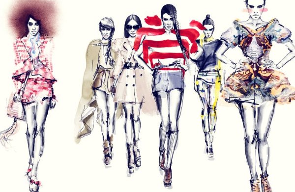 Стилизация фигуры человека в одежде