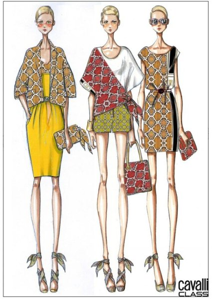 Романтический стиль в одежде эскизы