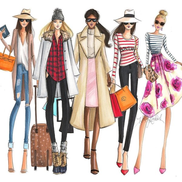 Holly Nichols Fashion иллюстрации