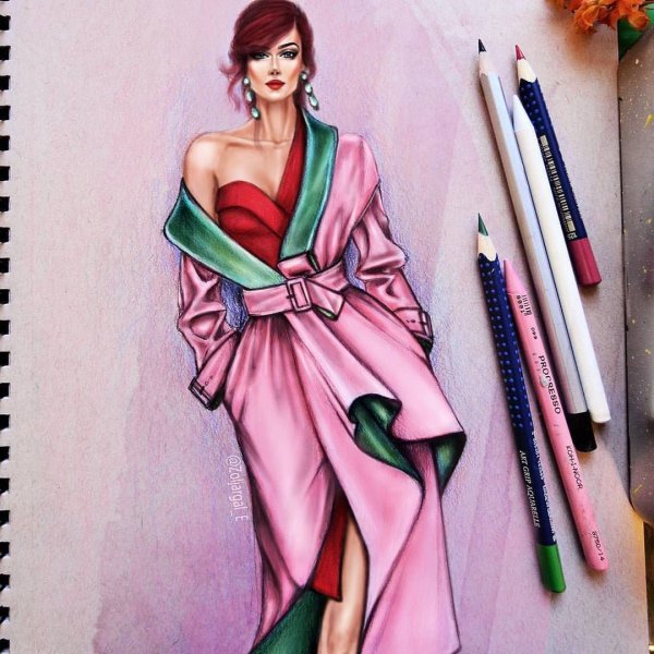 Модные эскизы