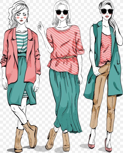 Эскизы одежды