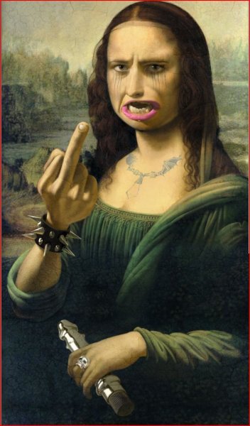 Мона Лиза Джоконда смешные