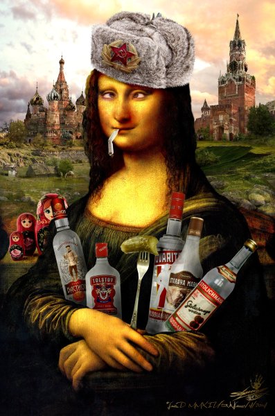 Мистер Бин картина Мона Лиза