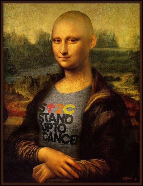 Мона Лиза в купальнике