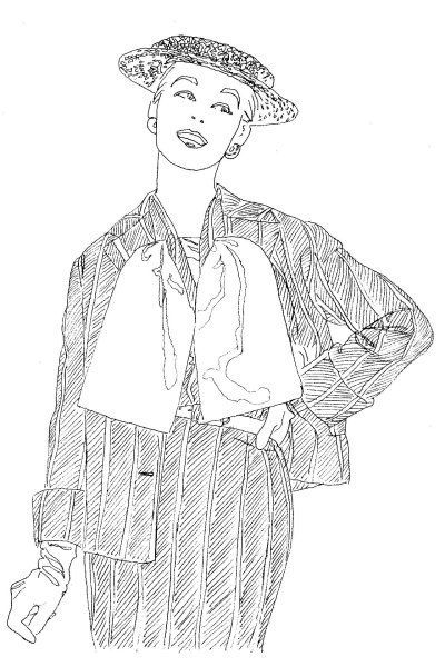 Иллюстрации в стиле Vogue