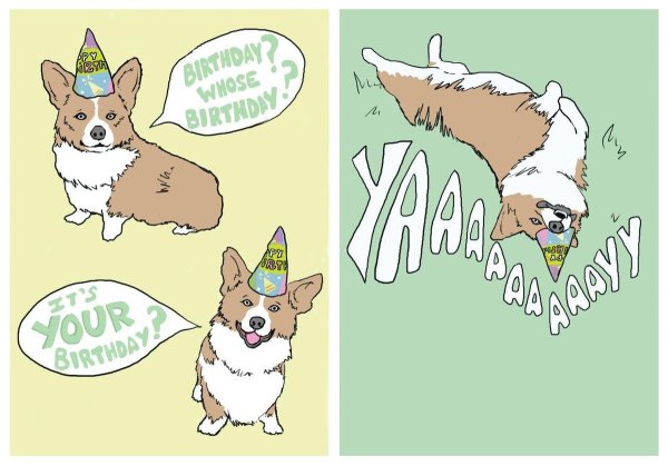 Собака корги вектор